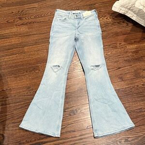 Hollister Light Wash Flare Jeans